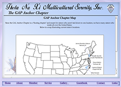 Member location map page